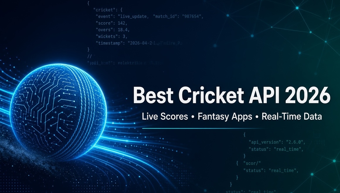Best Cricket API for Live Score & Fantasy Apps in 2026